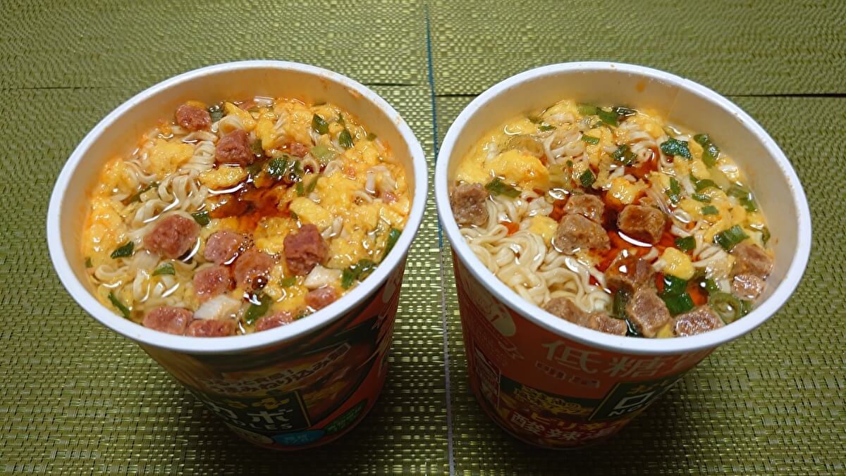 明星食品「ロカボNOODLES」、ピリ辛酸辣湯の画像